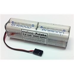 Batería NiMH ENELOOP 2000mAh 9.6V AA cuadrada