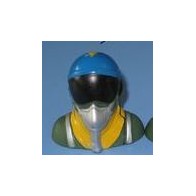 Piloto de combate escala 1/10 - 41x28x39mm