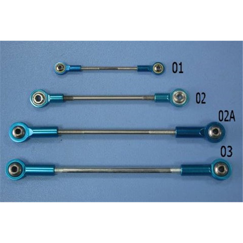 Rotulas con varilla M3 x 60mm Rotulas con varilla M3 x 60mm