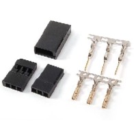 Conectores Servo oro tipo Futaba para Grimpar