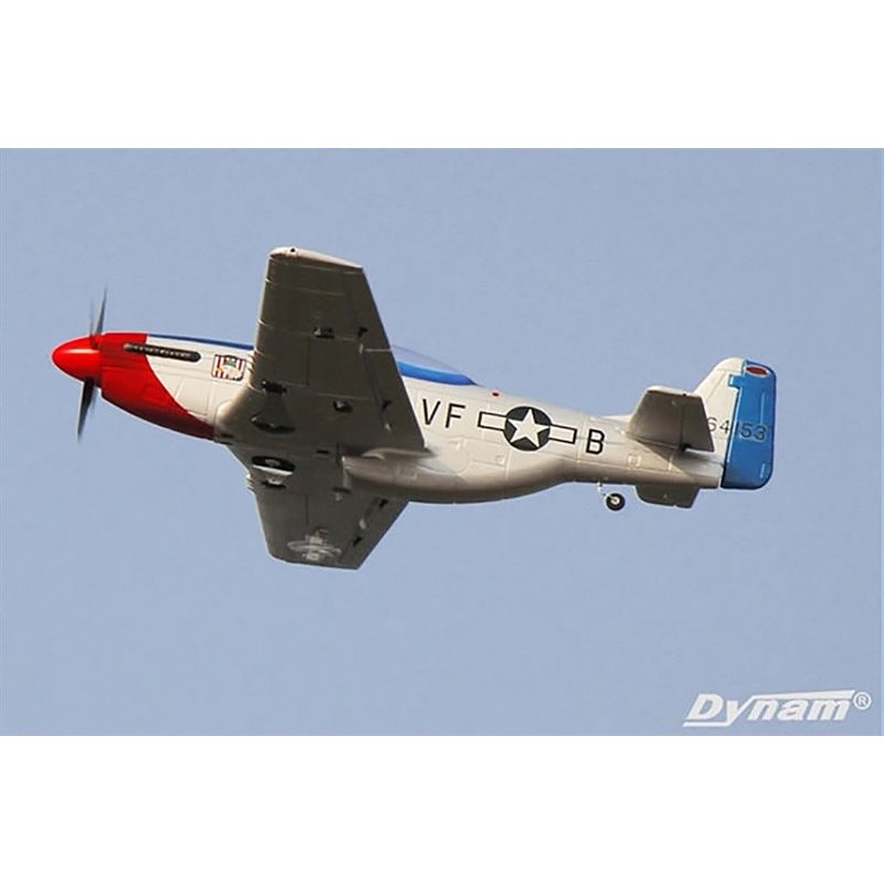 Dynam P-51 Mustang V2 fred Glover con tren re | RC Brushless