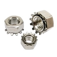 Tuerca dentada tipo K - M4 (5 unidades)