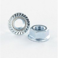 Tuerca de brida hexagonal dentada M3 ( 5 unidades )