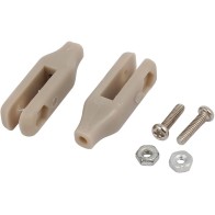 Clevis nylon M2.5x24mm - 5 pcs