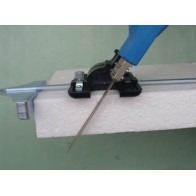 Guía con regla y regulador ángulo para Cuchillo Termico