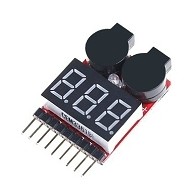Avisador para Lipos y voltimetro 2S - 8S