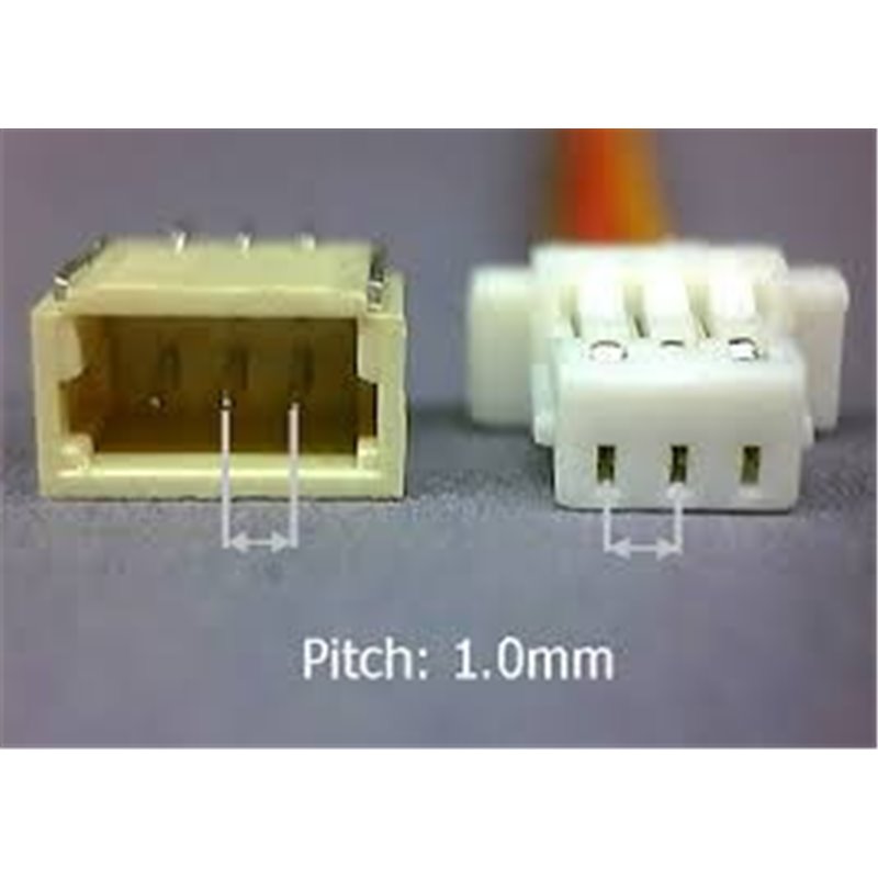 VUNIVERSUM 5 pares de conectores hembra Micro JST SH 1.25 de 1,25 mm, 3 pines, incluye cable de PVC de 15 cm 28 AWG (1,25 mm, 3 pines VUNIVERSUM 5 pares de conectores hembra Micro JST SH 1.25 de 1,25 mm, 3 pines, incluye cable de PVC de 15 cm 28 AWG (1,25 mm, 3 pines