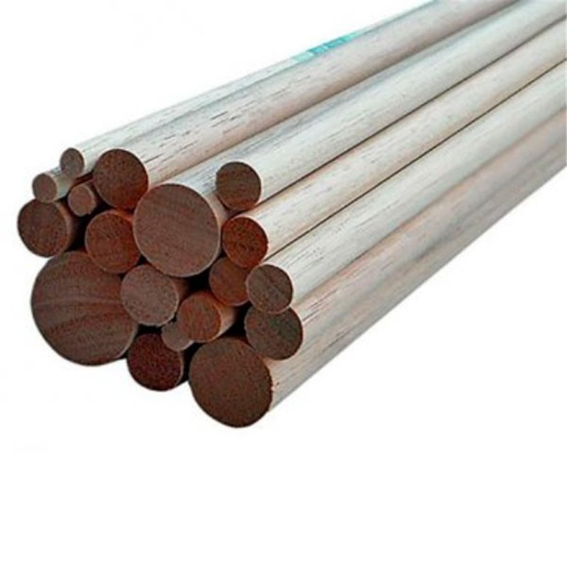 Listón Redondo Haya 4x1000mm Listón Redondo Haya 4x1000mm