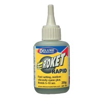 Cianocrilato Deluxe ROKET Rapid 20gr