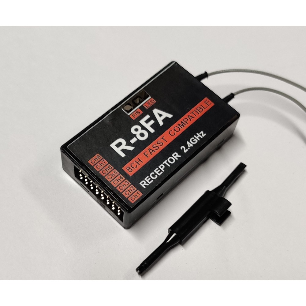 Receptor R-8FA compatible con Futaba FASS | Aeromodelismo RC