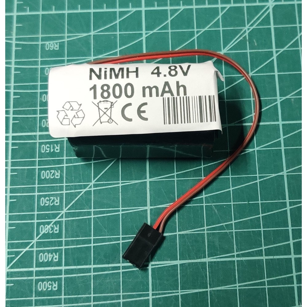 Batería NiMH 2000mAh 4,8V AA cuadrada para receptor