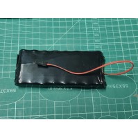 Batería NiMH 1800mAh 9.6V AA Plana