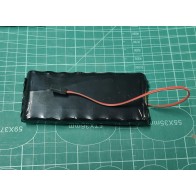 Batería NiMH 1800mAh 9.6V AA Plana