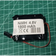 Batería NiMH 2000mAh 4.8V AA plana