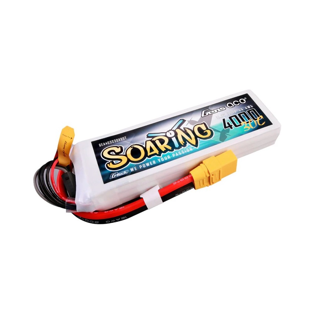 Batería LiPo Gens Ace 4000mAh 11.1V 30C 3S XT90