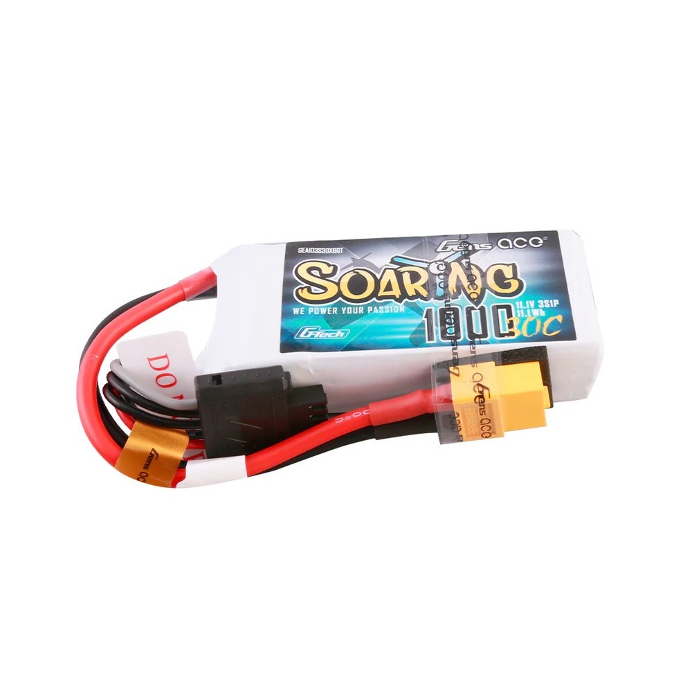 Batería Gens Ace GEA103S30X6GT 1000 mAh 11,1 V 3S 30C G-Tech XT60