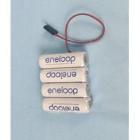 Pack baterías Eneloop 4,8 V plano con conector JR