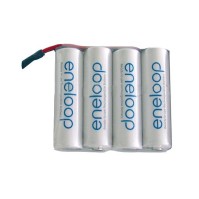 Pack baterías Eneloop 4,8 V plano con conector JR