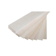 Balsa ligera 100×10×4 mm — Madera de modelismo para aviones RC
