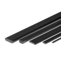 Pletina Fibra de Carbono Plana 15x3x1000 mm para Aeromodelismo