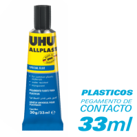 Adhesivo UHU All Plastics 33 ml para Plásticos