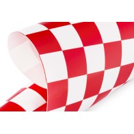 Film de entelar Rojo/Blanco 2x2cm (2mts) | Aeromodelismo RC