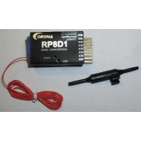 Receptor Corona 35 MHz Sintetizado 8 Canales Dual Conversion