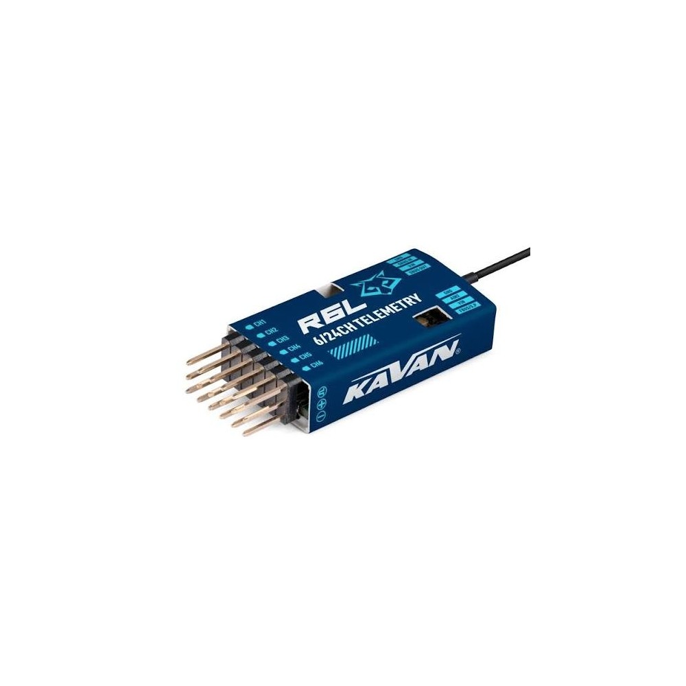 Receptor KAVAN R6L 2.4 GHz ACCESS 6 canales con telemetría