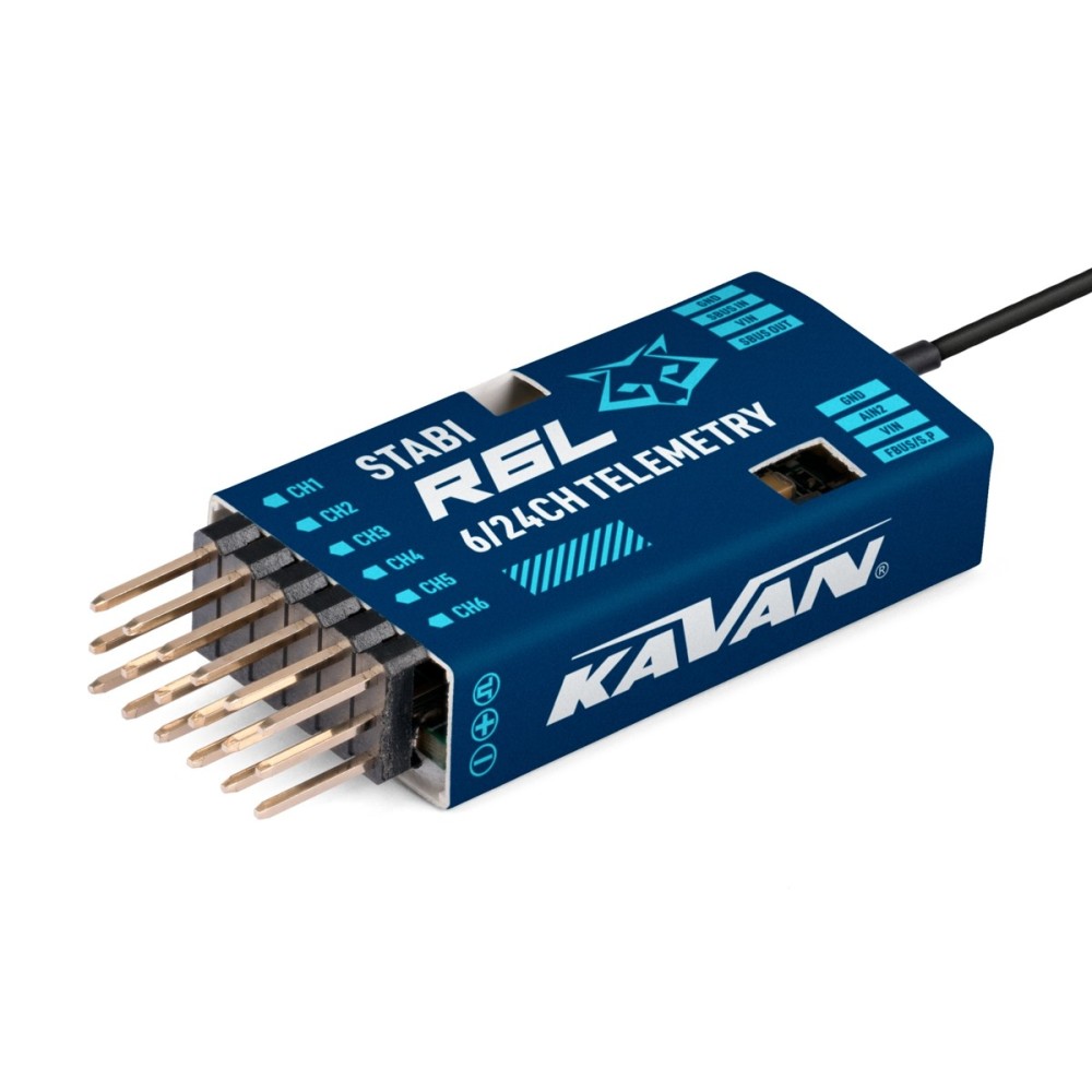 Receptor KAVAN R6L Stabi ACCESS 6CH con estabilizador y telemetría