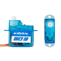 Microservo analógico 3,7 g 0,8 kg para aviones RC