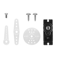 Microservo 13 g metálico para avión RC y aeromodelismo
