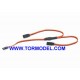 Cable Y para servos 10cm. JR (5 Unidades)