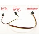 Cable AV y carga para las camaras SJ4000/5000/6000, XIAOYI y compatibles