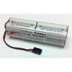 Batería NiMH ENELOOP 2000mAh 9.6V AA cuadrada