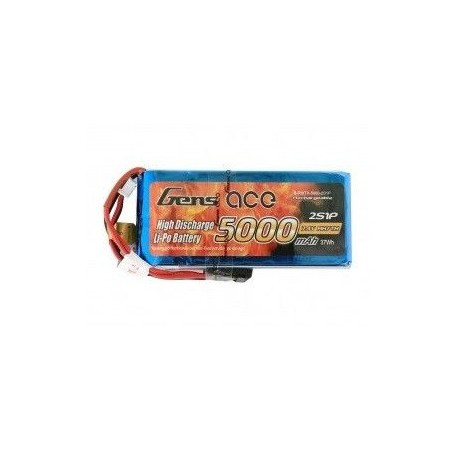 Batería Lipo Gens ace 5000mAh 7.4V RX / TX 2S1P
