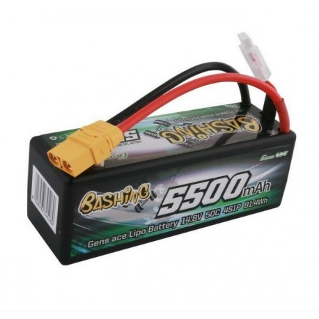 Bateria LiPo Gens Ace Bashing 14.8V 50C 5500mAh - Caja Rígida