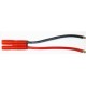 Conector HXT 2mm con 6cm cable silicona 18AWG